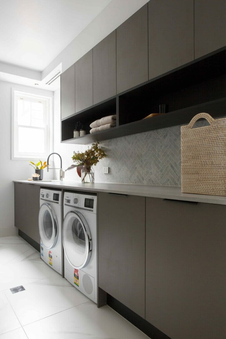 Elevate your laundry with Caesarstone countertops