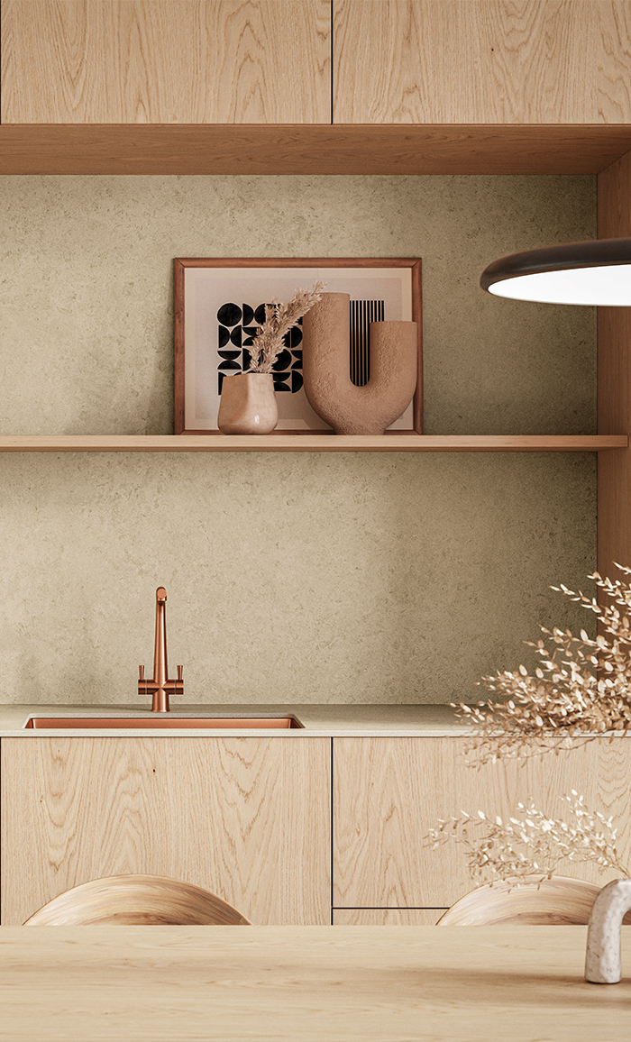 Caesarstone 543 Marenstone kitchen