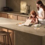 Caesarstone 8521 Wild Taj kitchen